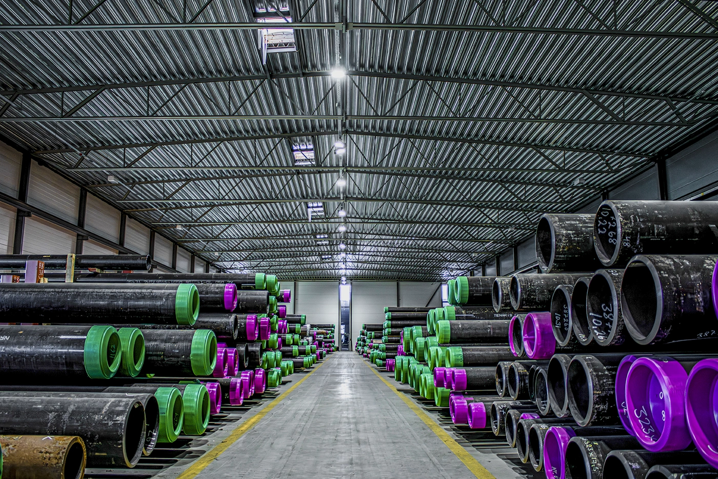 Rolf Lycke – Pipes in the Warehouse – Carbon Steel